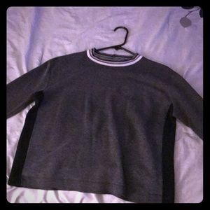 Grey and black shirt